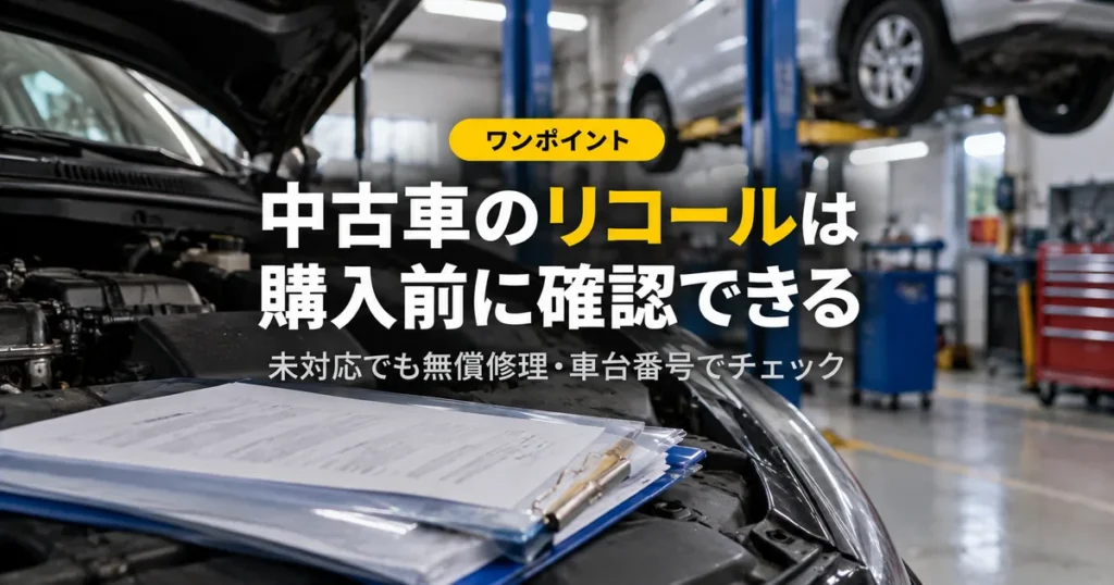 整備工場で車のボンネットに置かれた書類